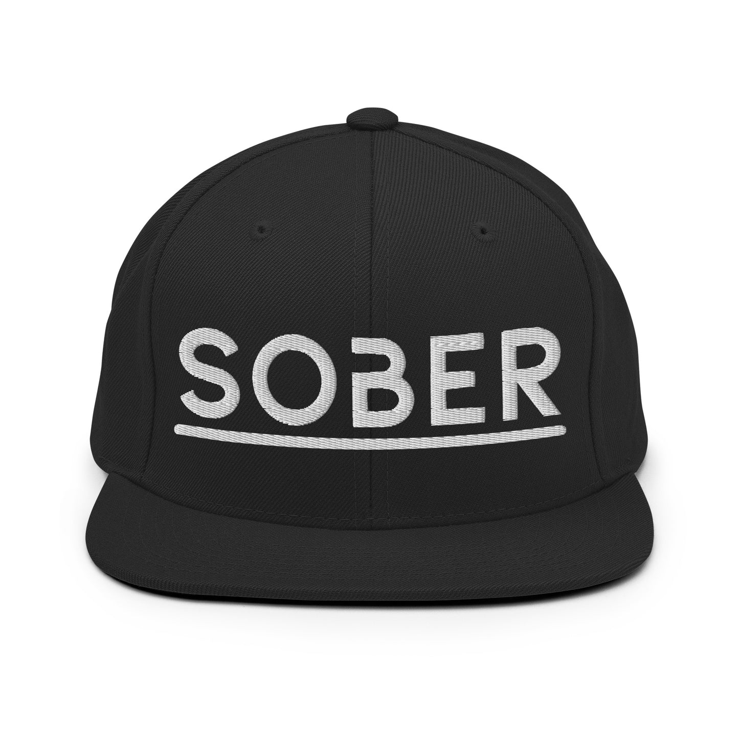 Embroidered Bold Logo Snapback