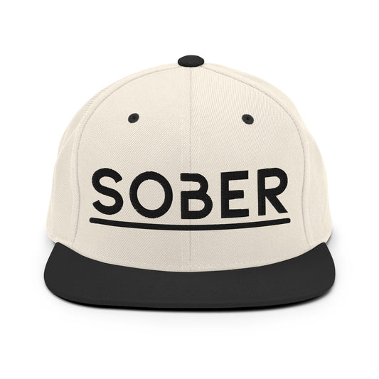 Embroidered Bold Logo Snapback