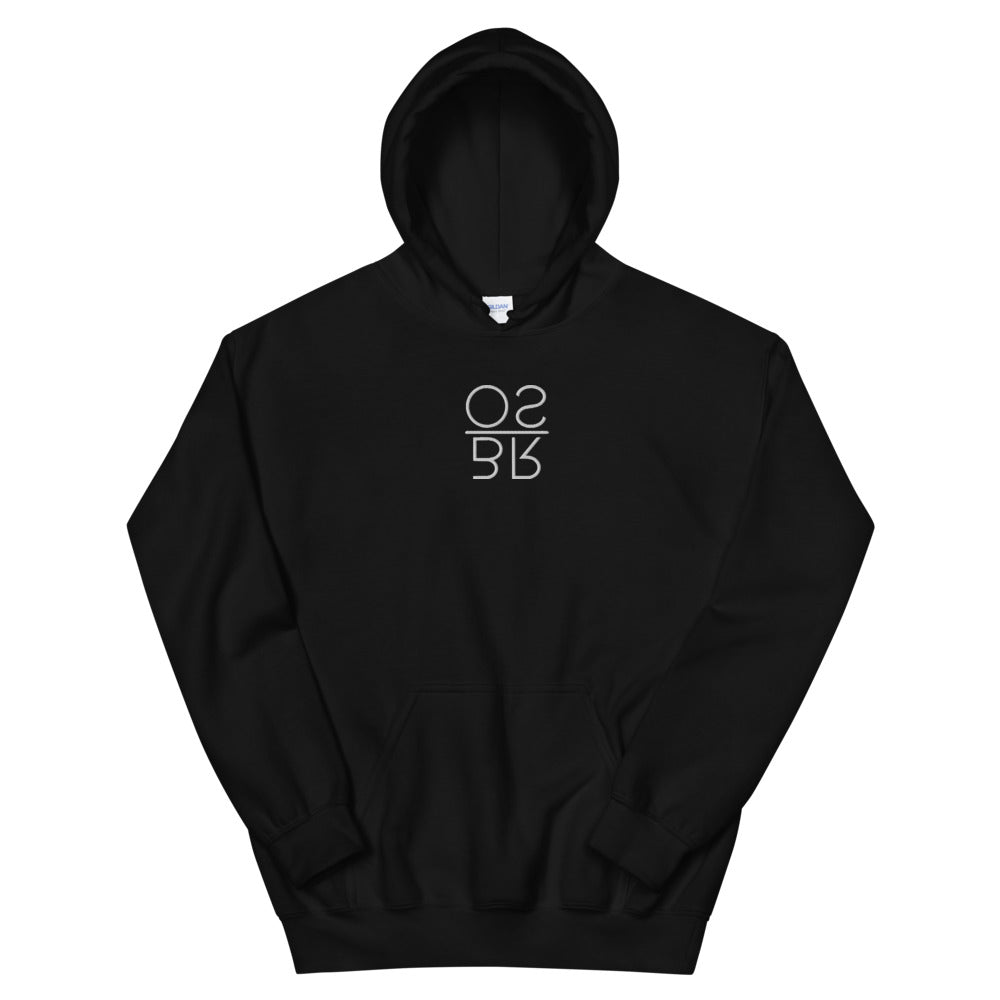 Embroidered Square Logo Hoodie