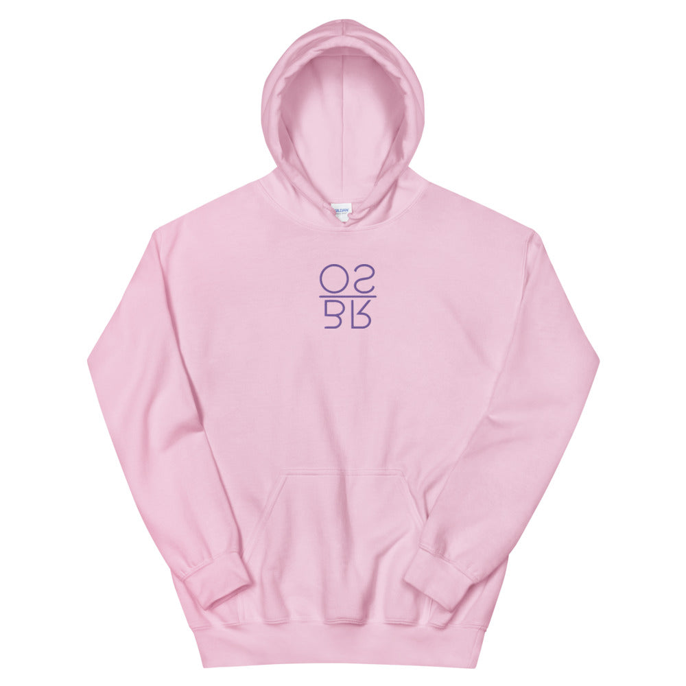 Embroidered Square Logo Hoodie