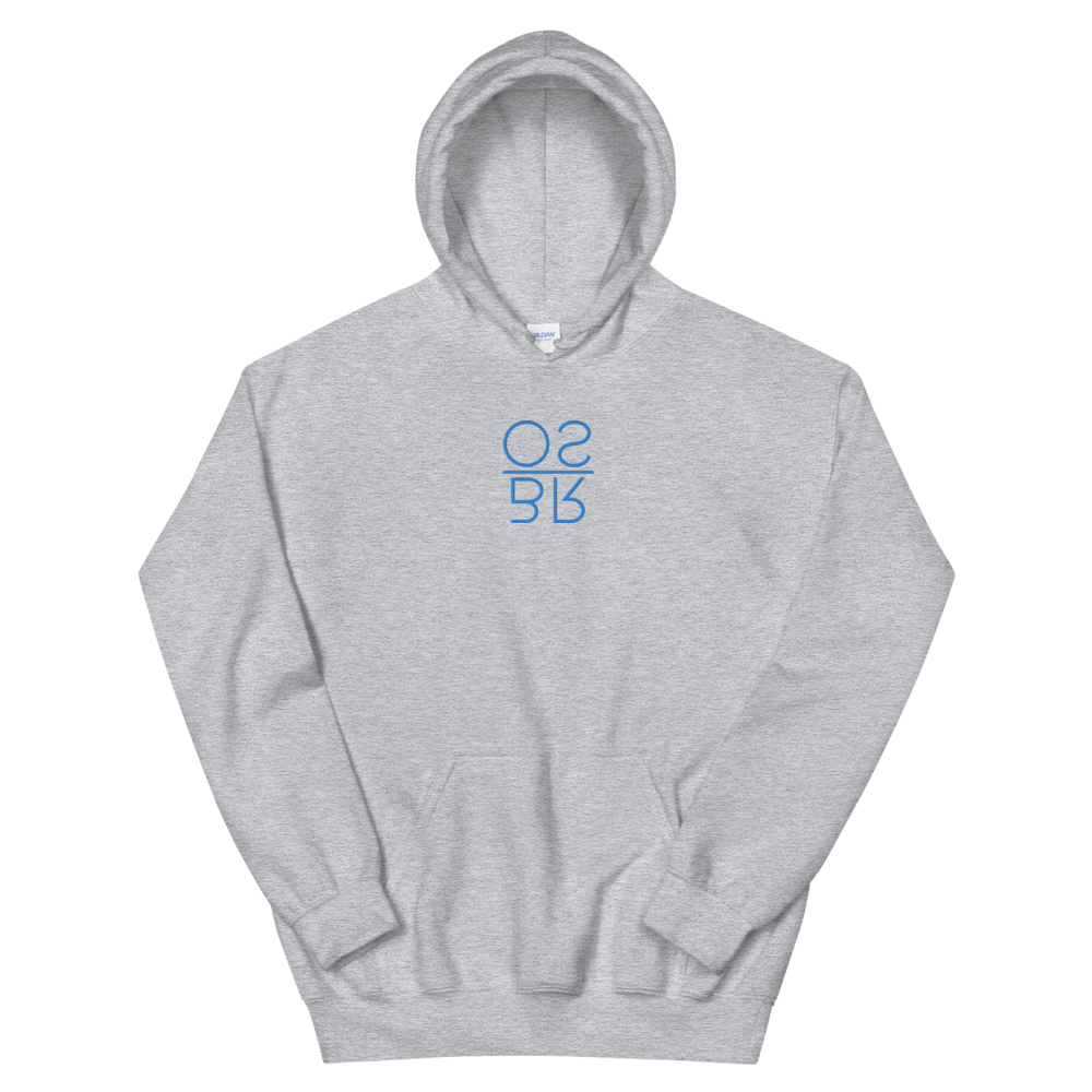 Embroidered Square Logo Hoodie