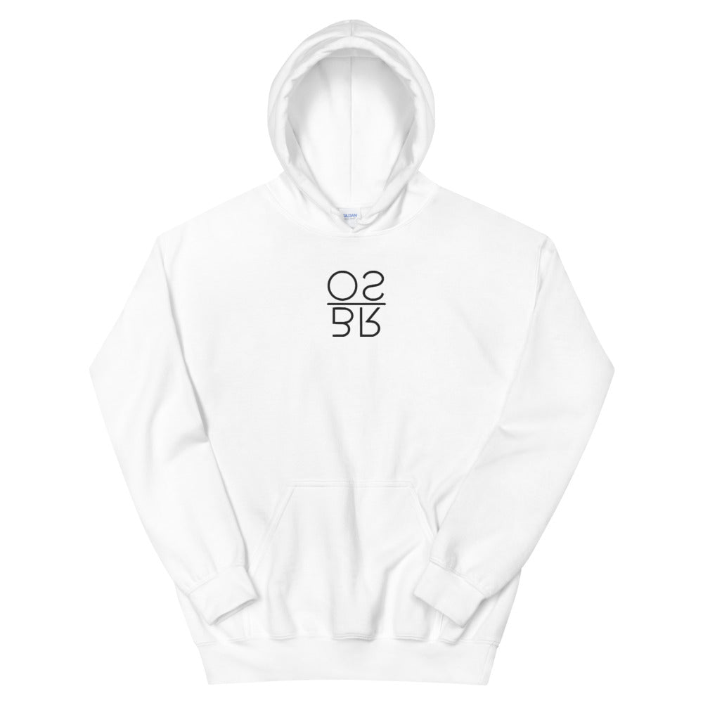 Embroidered Square Logo Hoodie